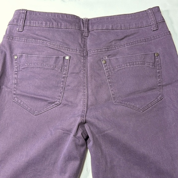 Bandolino Amy plum straight leg jeans size 10 - Picture 6 of 7